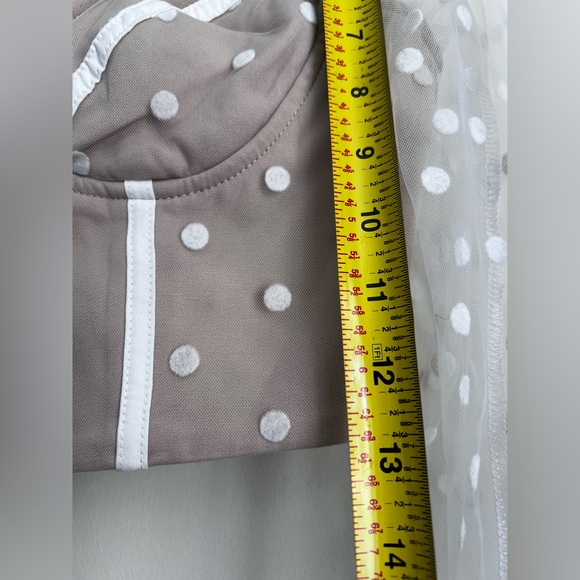 Runaway the label RNWY Hello Molly Polka Dot bustier Corset Crop Top Sheer XS 2 - Picture 8 of 8